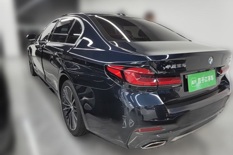Used BMW 5 Series 2021 530Li Leading Model M Sport Package Rear Left 45 Deg