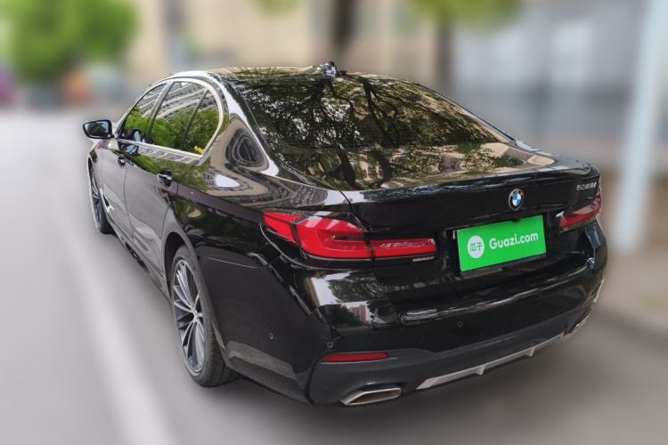 Used BMW 5 Series 2021 530Li Leading Model M Sport Package Rear Left 45 Deg