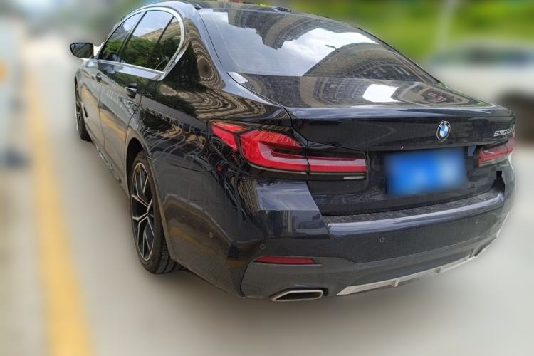 Used BMW 5 Series 2021 530Li Luxury Edition M Sport Package Rear Left 45 Deg
