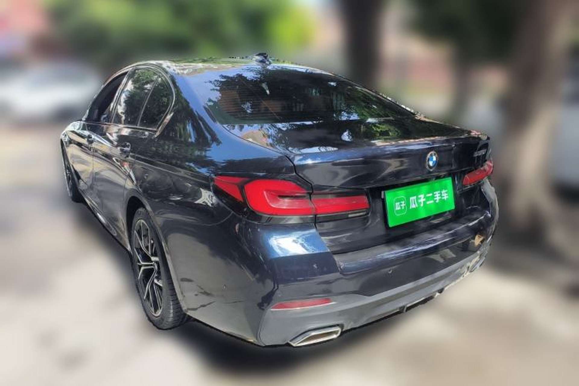 Used BMW 5 Series 2021 530i M Sport Package Rear Left 45 Deg