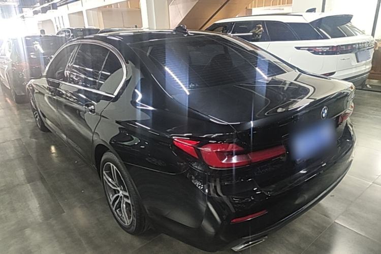 Used BMW 5 Series 2021 530Li Leading Luxury Package Rear Left 45 Deg