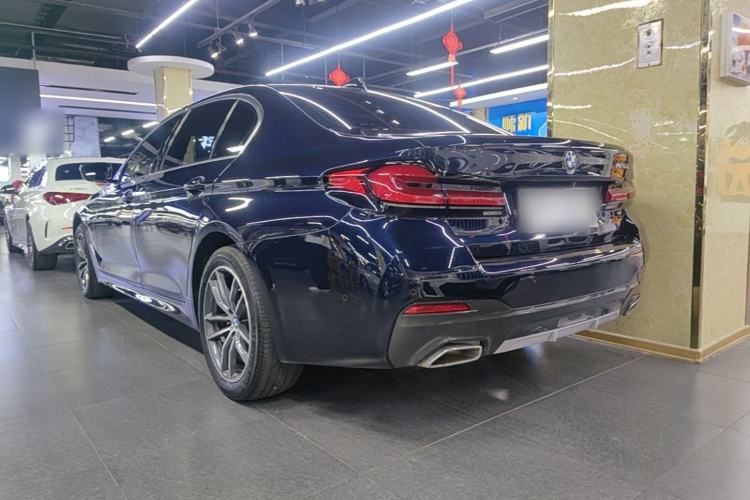 Used BMW 5 Series 2021 525Li M Sport Package Rear Left 45 Deg