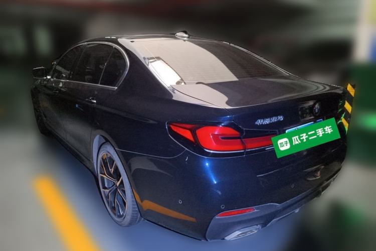 Used BMW 5 Series 2021 530Li Luxury Edition M Sport Package Rear Left 45 Deg