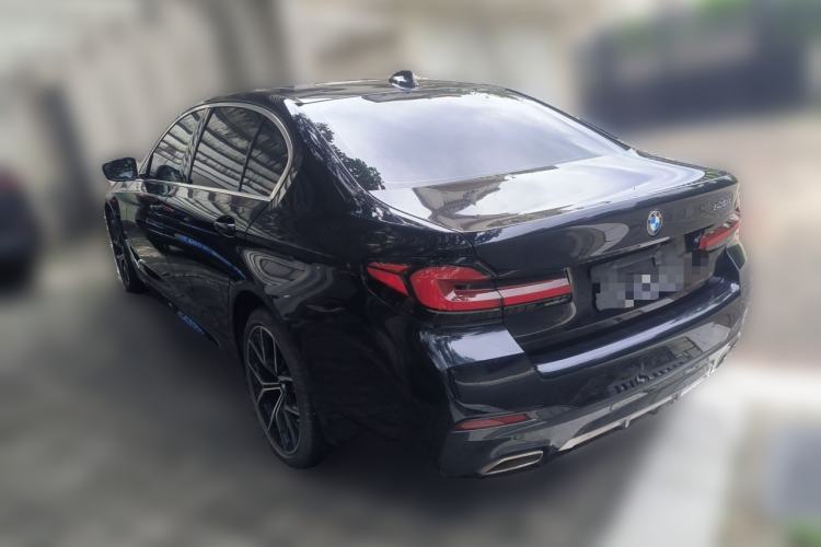 Used BMW 5 Series 2021 530Li Luxury Edition M Sport Package Rear Left 45 Deg