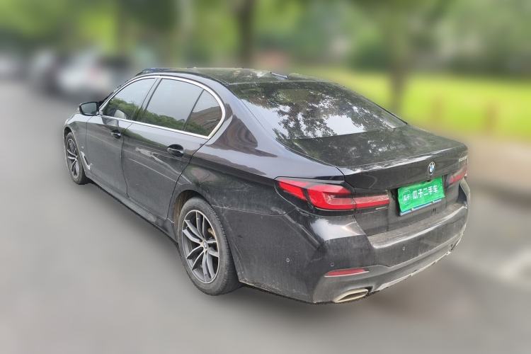 Used BMW 5 Series 2021 525Li M Sport Package Rear Left 45 Deg