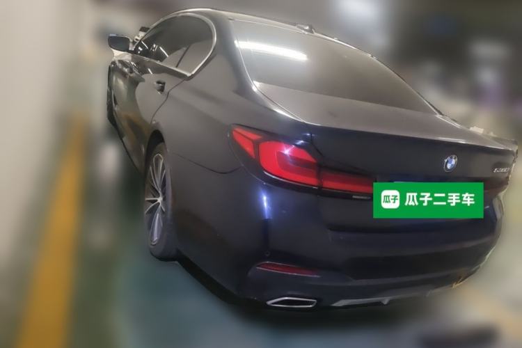 Used BMW 5 Series 2021 530Li Leading Model M Sport Package Rear Left 45 Deg