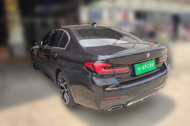 Used BMW 5 Series 2021 530Li Luxury Edition M Sport Package Rear Left 45 Deg