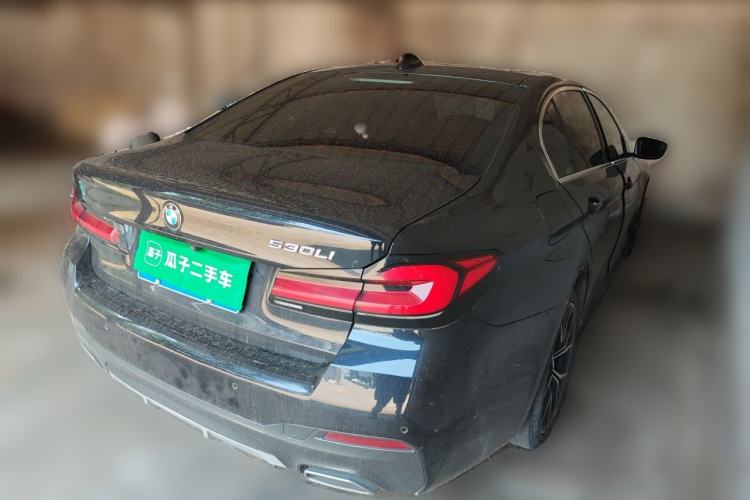 Used BMW 5 Series 2021 530Li Luxury Edition M Sport Package Rear Right 45 Deg