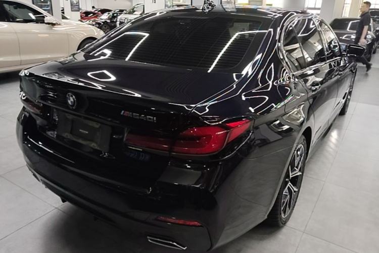 Used BMW 5 Series 2021 Restyled 530Li Luxury Edition M Sport Package Rear Right 45 Deg