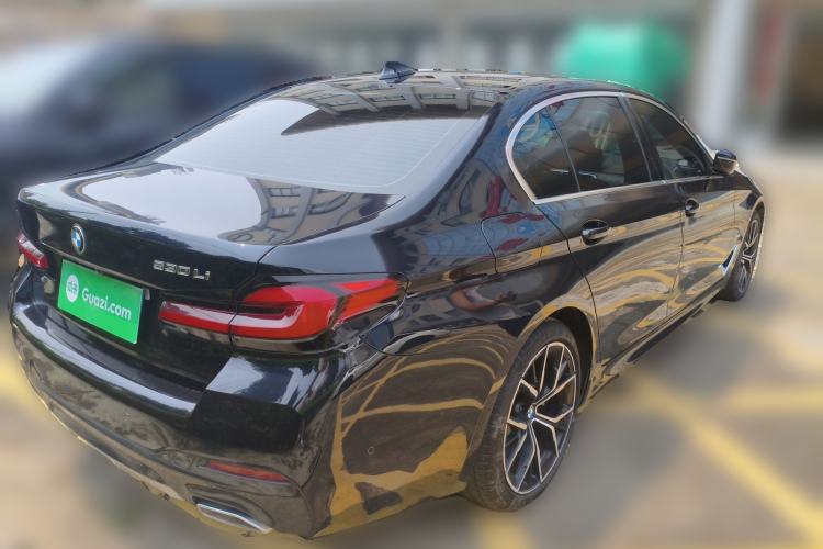 Used BMW 5 Series 2021 530Li Luxury Edition M Sport Package Rear Right 45 Deg