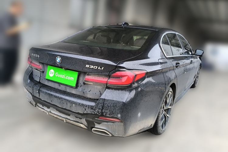 Used BMW 5 Series 2021 Restyled 530Li Luxury Edition M Sport Package Rear Right 45 Deg
