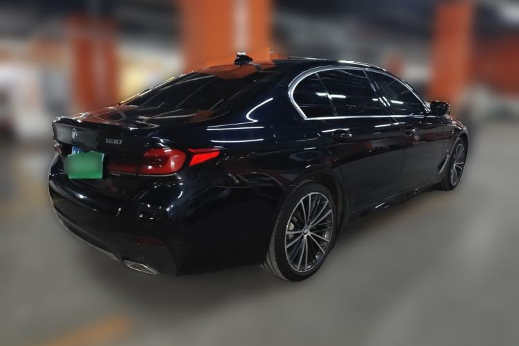 Used BMW 5 Series 2021 530Li Leading Model M Sport Package Rear Right 45 Deg