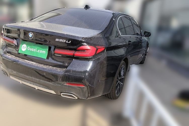 Used BMW 5 Series 2021 530Li Luxury Edition M Sport Package Rear Right 45 Deg