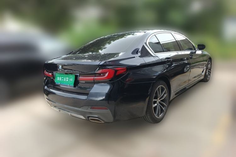 Used BMW 5 Series 2021 525Li M Sport Package Rear Right 45 Deg