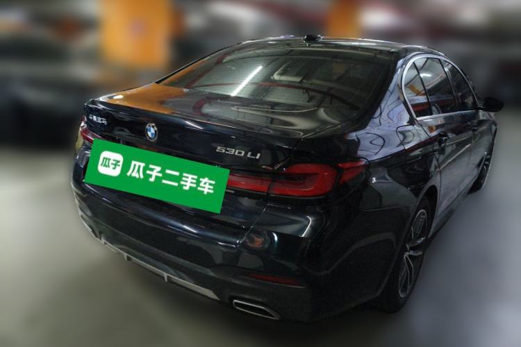 Used BMW 5 Series 2021 525Li M Sport Package Rear Right 45 Deg