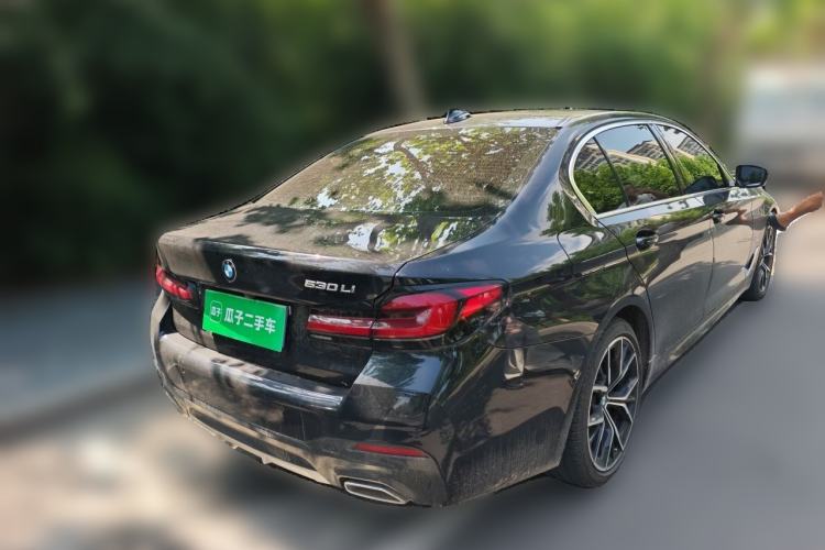 Used BMW 5 Series 2021 Restyled 530Li Luxury Edition M Sport Package Rear Right 45 Deg
