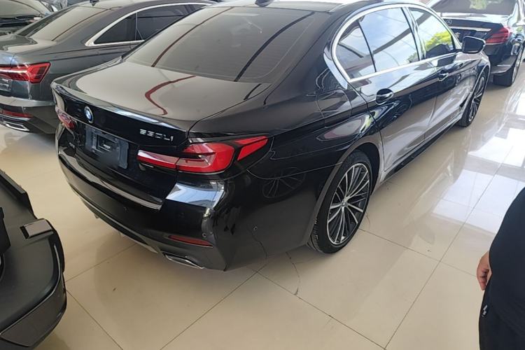 Used BMW 5 Series 2021 530Li xDrive M Sport Package Rear Right 45 Deg