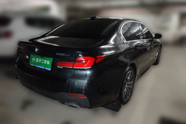 Used BMW 5 Series 2021 525Li M Sport Package Rear Right 45 Deg