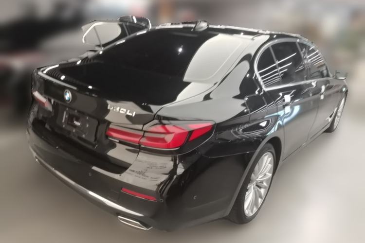 Used BMW 5 Series 2021 530Li Luxury Edition Premium Package Rear Right 45 Deg