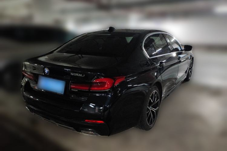 Used BMW 5 Series 2021 530Li Luxury Edition M Sport Package Rear Right 45 Deg