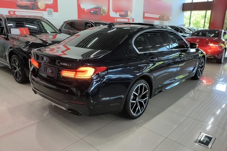 Used BMW 5 Series 2021 Restyled 530Li Luxury Edition M Sport Package Rear Right 45 Deg