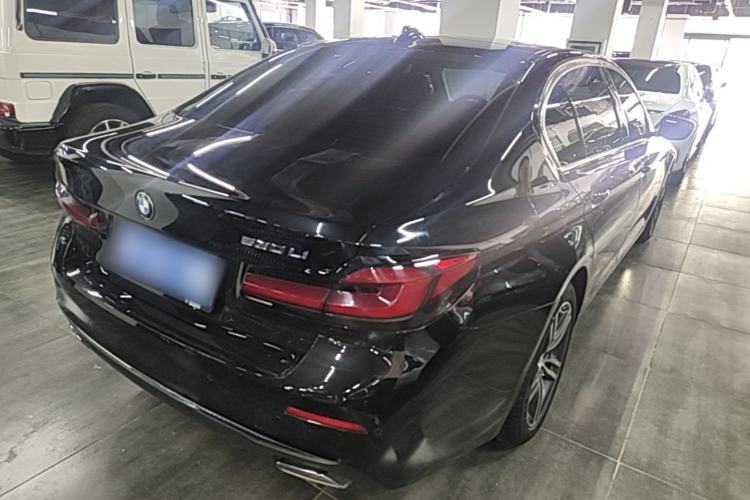 Used BMW 5 Series 2021 530Li Leading Luxury Package Rear Right 45 Deg