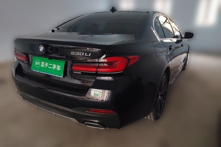 Used BMW 5 Series 2021 530Li xDrive M Sport Package Rear Right 45 Deg