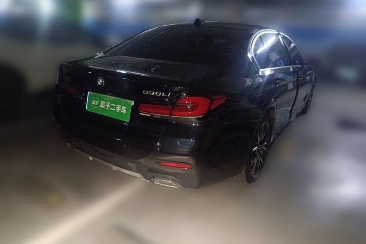 Used BMW 5 Series 2021 Restyled 530Li Luxury Edition M Sport Package Rear Right 45 Deg