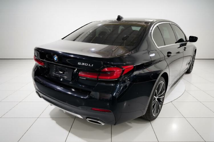 Used BMW 5 Series 2021 530Li Leading Model M Sport Package Rear Right 45 Deg