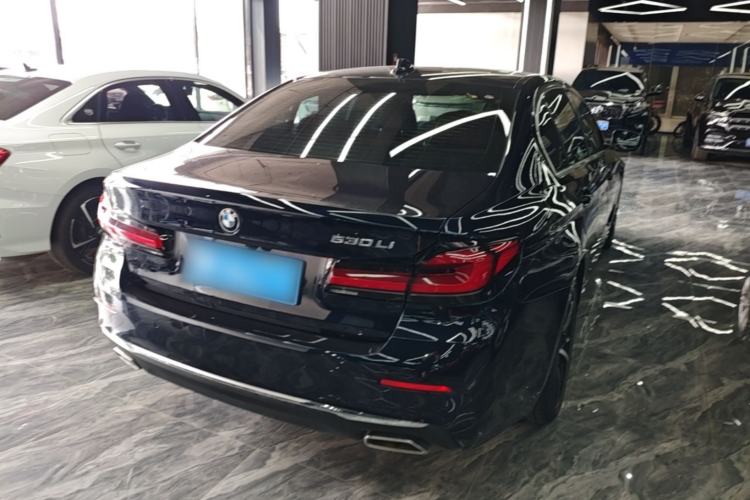 Used BMW 5 Series 2021 530Li Luxury Edition Premium Package Rear Right 45 Deg