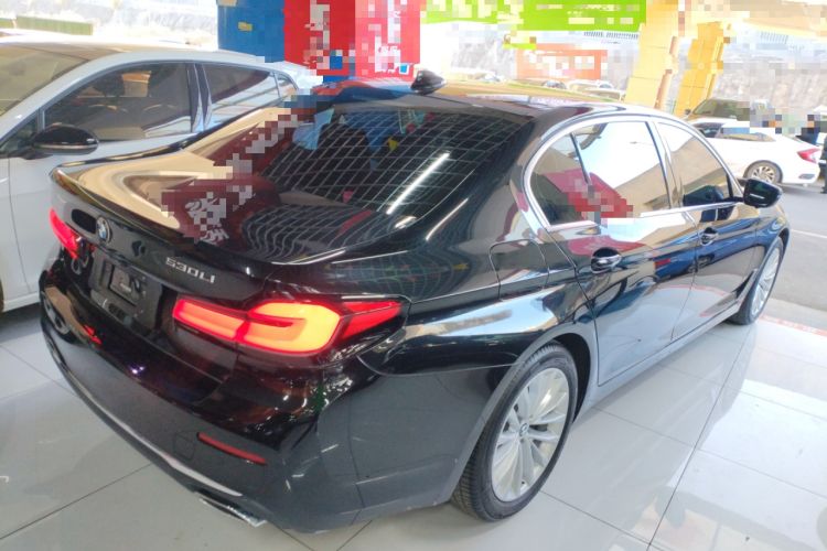 Used BMW 5 Series 2021 525Li Luxury Package Rear Right 45 Deg