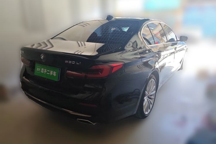 Used BMW 5 Series 2021 530Li Luxury Edition Premium Package Rear Right 45 Deg