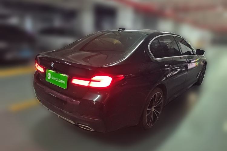 Used BMW 5 Series 2021 530Li Leading Model M Sport Package Rear Right 45 Deg