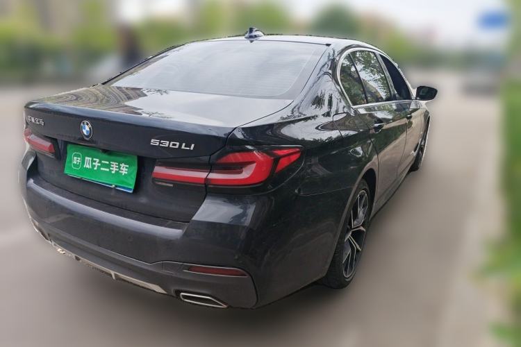 Used BMW 5 Series 2021 Restyled 530Li Luxury Edition M Sport Package Rear Right 45 Deg