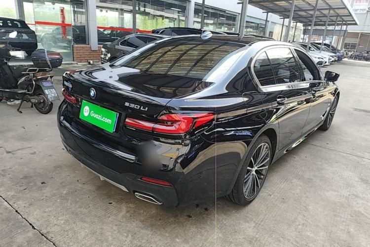 Used BMW 5 Series 2021 530Li Leading Model M Sport Package Rear Right 45 Deg