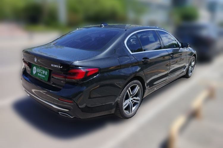 Used BMW 5 Series 2021 Restyled 530Li Leading Edition Luxury Package Rear Right 45 Deg