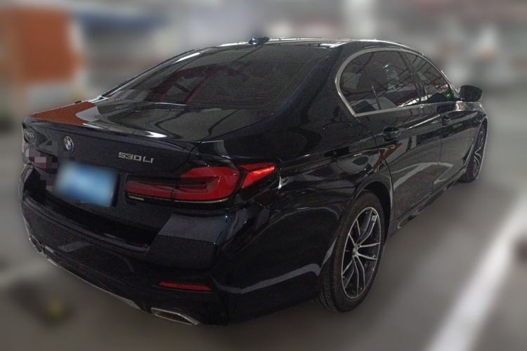 Used BMW 5 Series 2021 525Li M Sport Package Rear Right 45 Deg