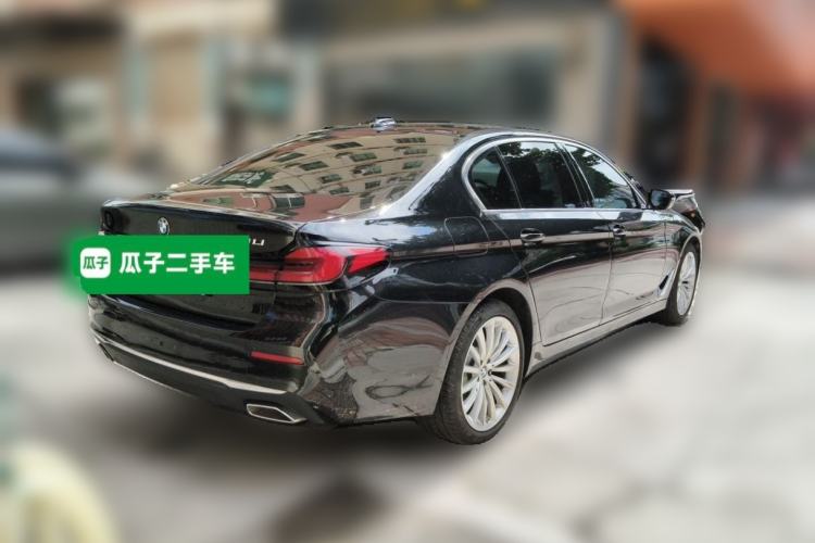 Used BMW 5 Series 2021 530Li Luxury Edition Premium Package Rear Right 45 Deg