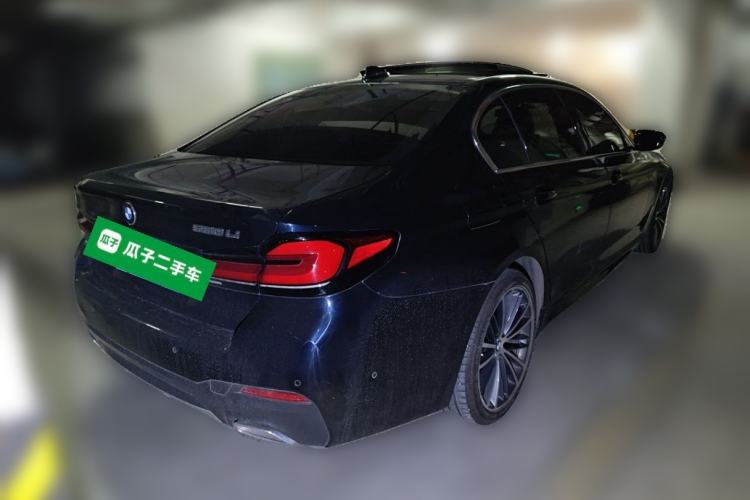 Used BMW 5 Series 2021 530Li Leading Model M Sport Package Rear Right 45 Deg