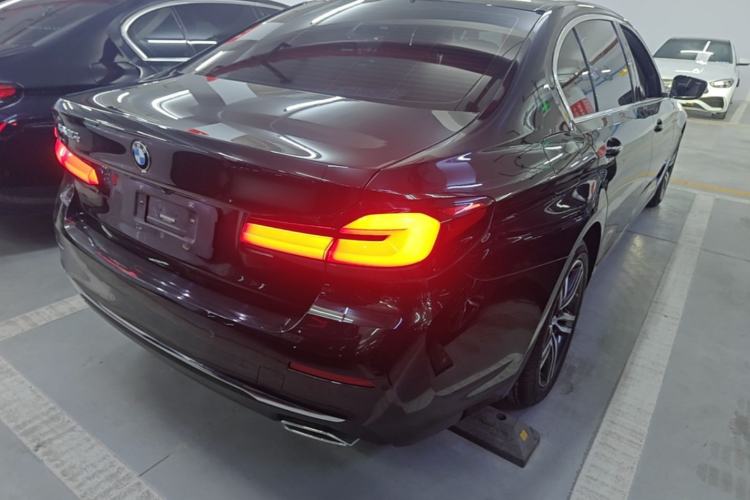 Used BMW 5 Series 2021 530Li Leading Luxury Package Rear Right 45 Deg