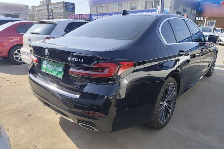 Used BMW 5 Series 2021 Facelifted 530Li Leading Edition M Sport Package Rear Right 45 Deg