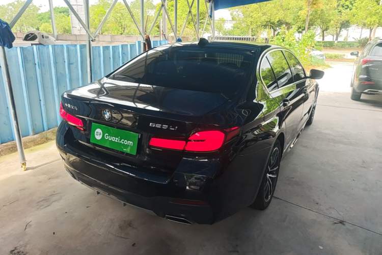 Used BMW 5 Series 2021 Facelifted 525Li M Sport Package Rear Right 45 Deg