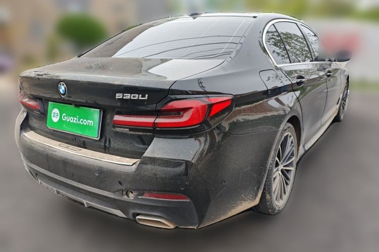 Used BMW 5 Series 2021 530Li Executive Luxury Package Rear Right 45 Deg