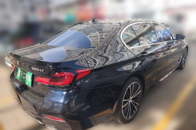Used BMW 5 Series 2021 530Li xDrive M Sport Package Rear Right 45 Deg