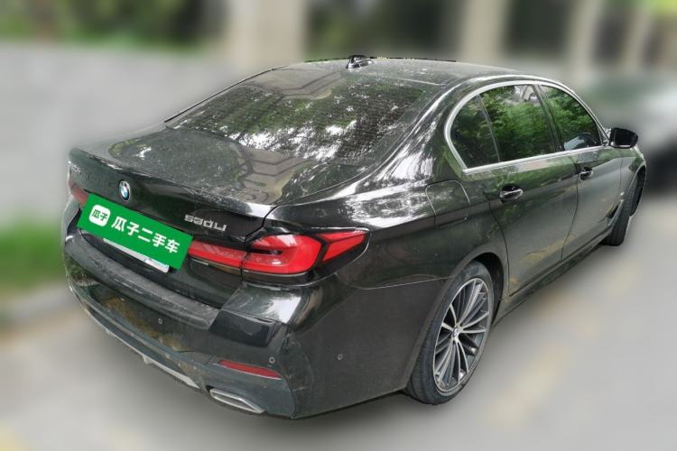 Used BMW 5 Series 2021 530Li Leading Model M Sport Package Rear Right 45 Deg