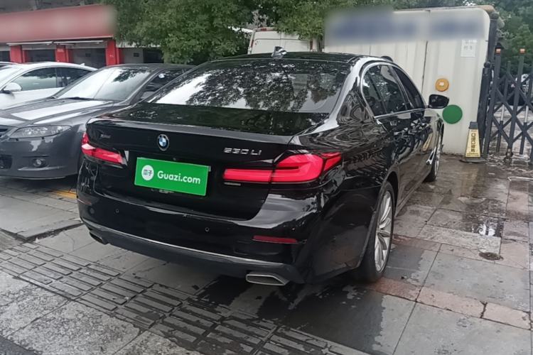 Used BMW 5 Series 2021 530Li Luxury Edition Premium Package Rear Right 45 Deg