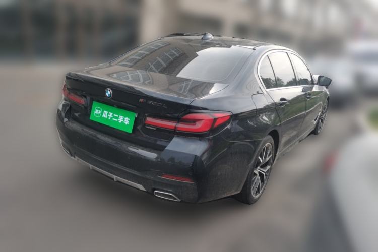 Used BMW 5 Series 2021 Restyled 530Li Luxury Edition M Sport Package Rear Right 45 Deg