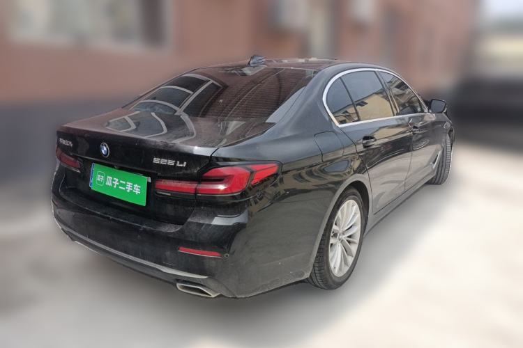 Used BMW 5 Series 2021 525Li Luxury Package Rear Right 45 Deg