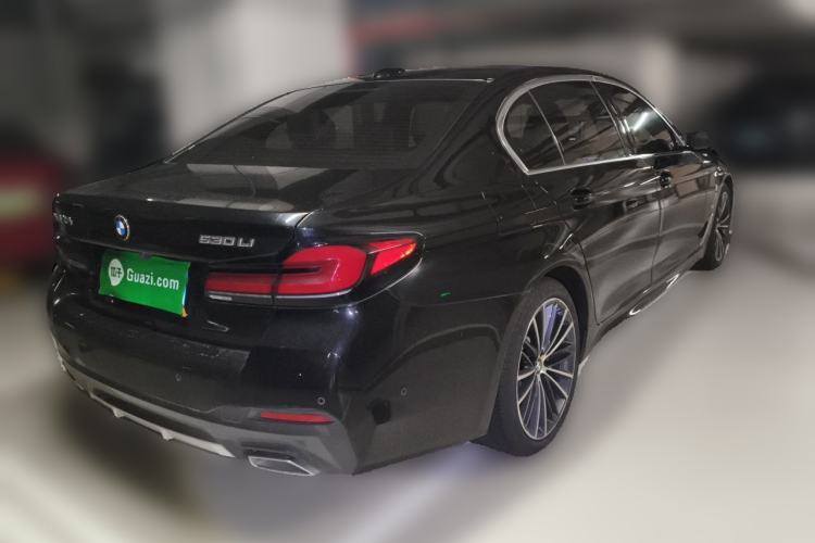 Used BMW 5 Series 2021 530Li Leading Model M Sport Package Rear Right 45 Deg