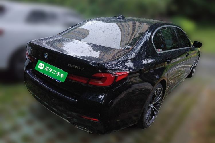 Used BMW 5 Series 2021 Facelifted 530Li Leading Edition M Sport Package Rear Right 45 Deg